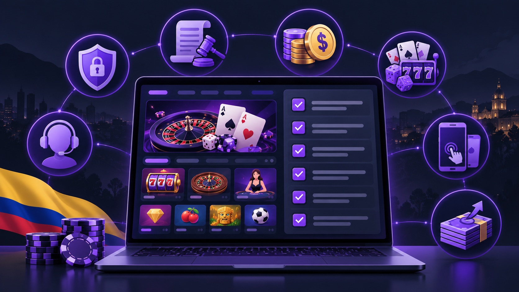 Criterios para evaluar casinos online en Colombia